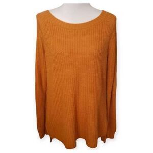 CHARLOTTE RUSSE MUSTARD YELLOW SWEATER SZ.M EUC.